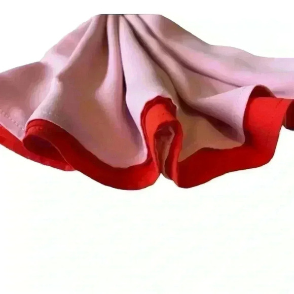 Neon Reversible Crepey Halter Tank Top Pink Orange Women’s Size Medium - Picture 10 of 11